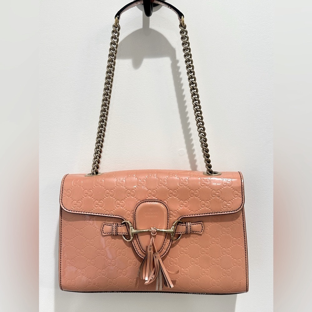 Gucci Guccisima Emily Chain Flap Shoulder Bag - Picture 2 of 13